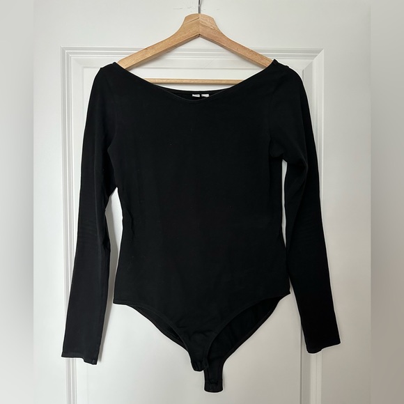 Uniqlo Black Long-sleeve Bodysuit Size Small - Picture 1 of 3